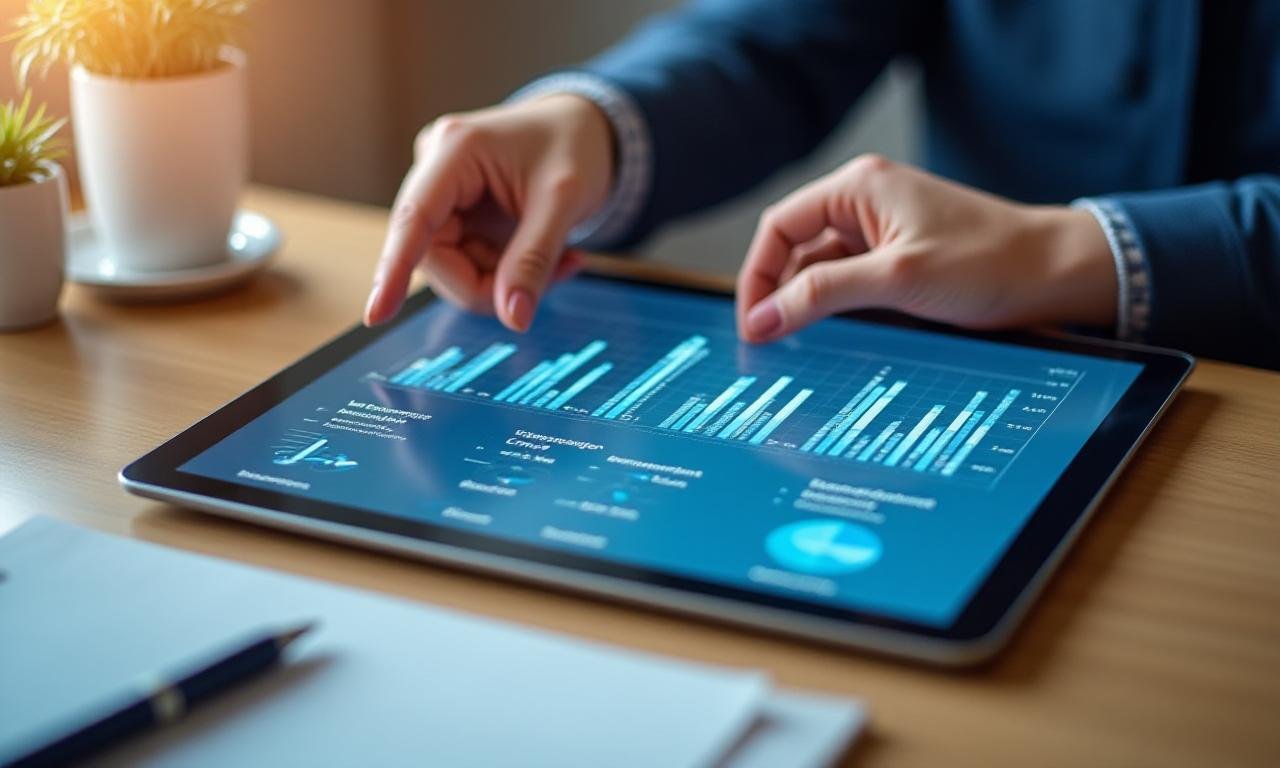 Professional team analyzing organizational growth data